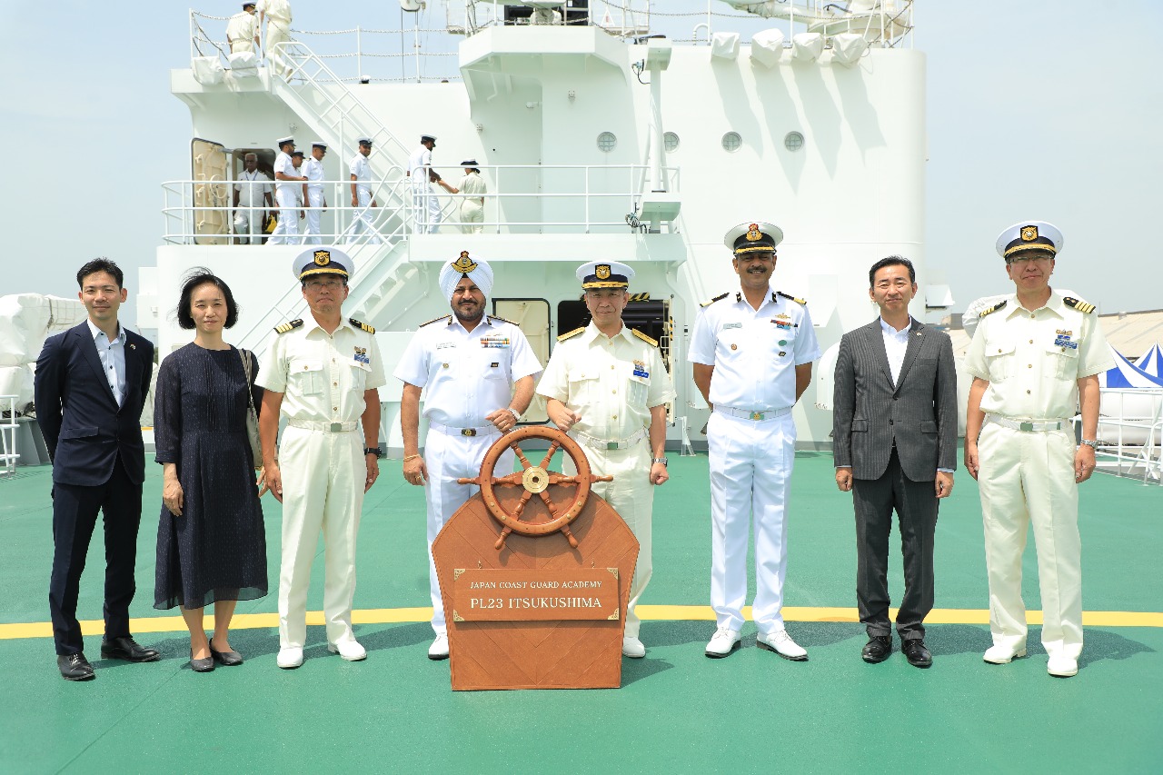 Japan Coast Guard Ship ‘Itsukushima’ Arrives in Chennai to Strengthen Maritime Ties